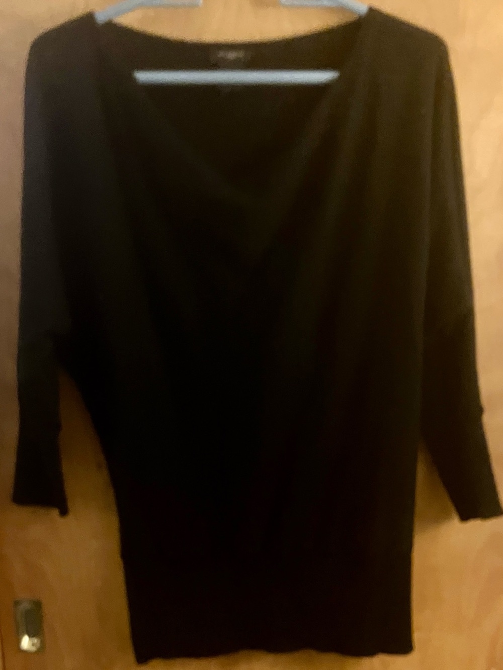 Ann Taylor Black Boatneck Sweater